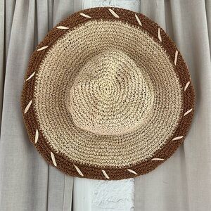 Straw Anthropologie Beach Hat